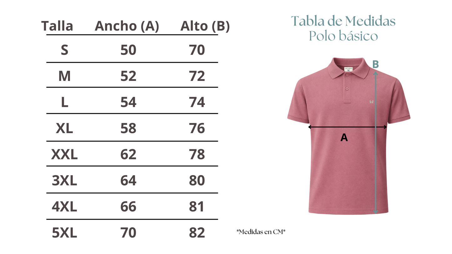 Polo Básico Manga Corta Negro