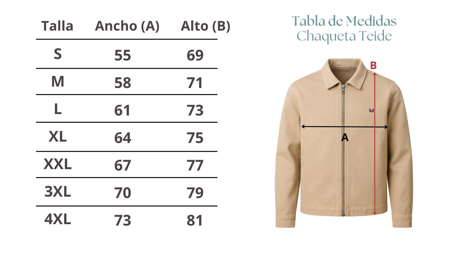 Chaqueta Ligera Beige | Teide