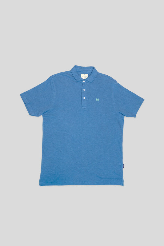 Polo Tejido Toalla Azul | Aitor