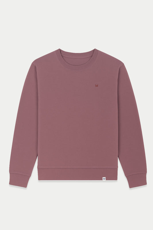 Sudadera Tacto Melocotón | Burdeos