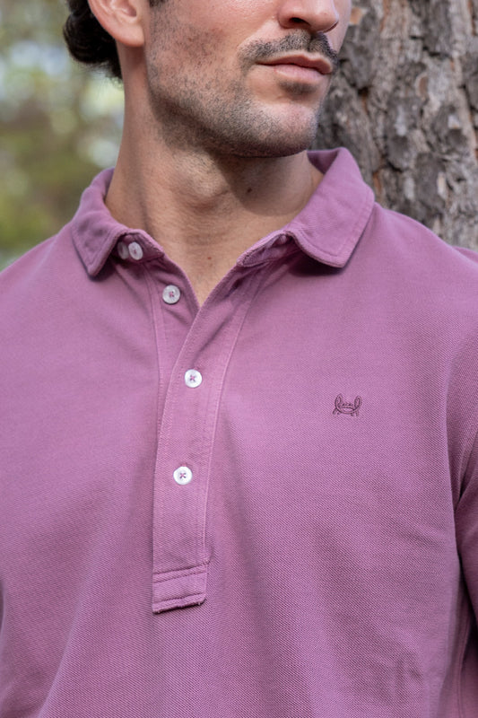 Polo Lavado Berenjena | Bergamo