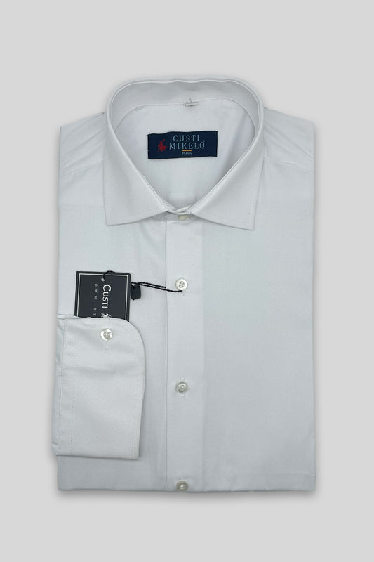 Camisa Vestir Blanca Espiga