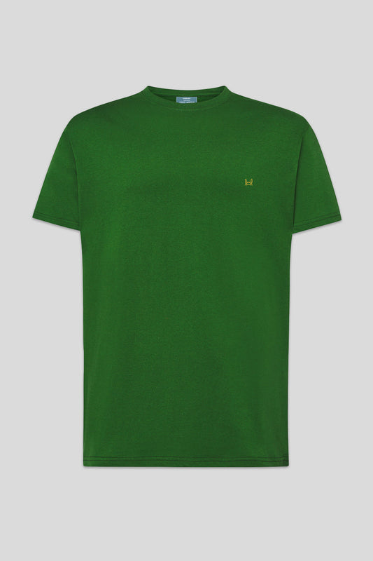 Camiseta Básica Verde Botella