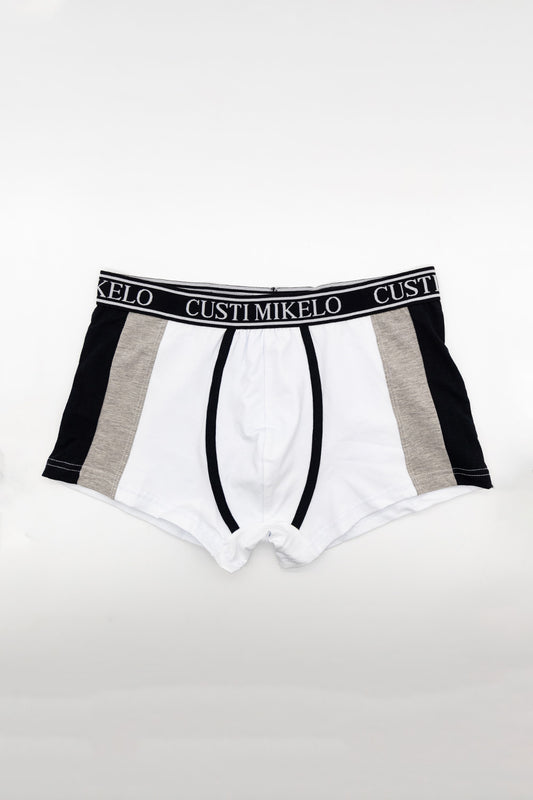 Boxer Blanco Gris