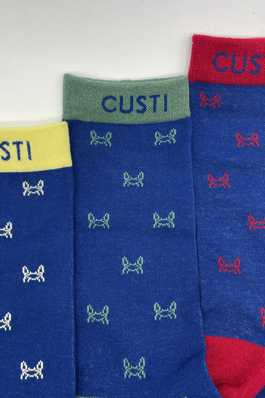 Pack 3 Calcetines Cangrejito Unicolor