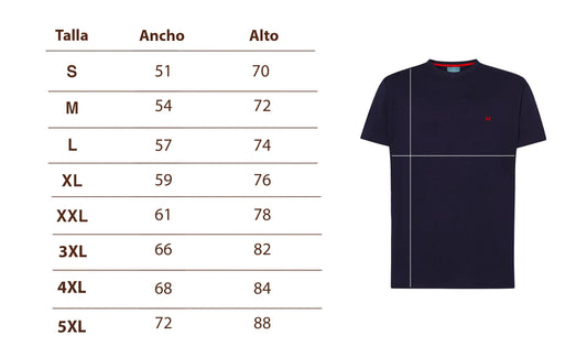 Camiseta Básica Manga Corta Azul Ácido