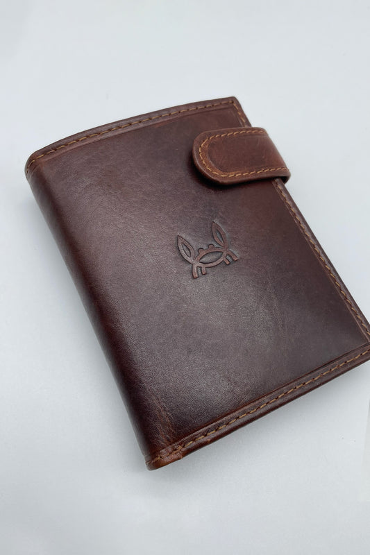 Cartera Cuero Marrón Claro