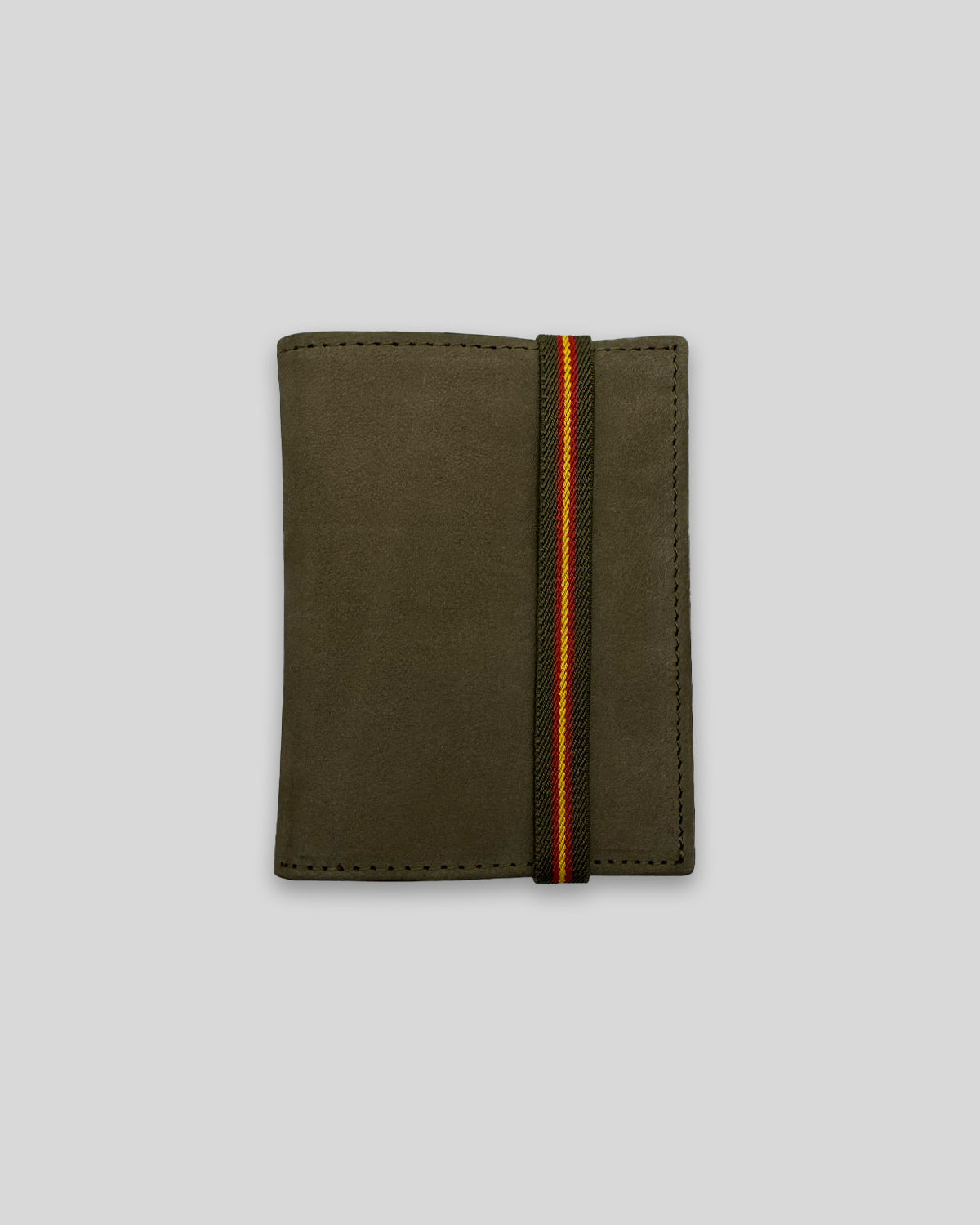 Cartera Piel España Kaki Vertical