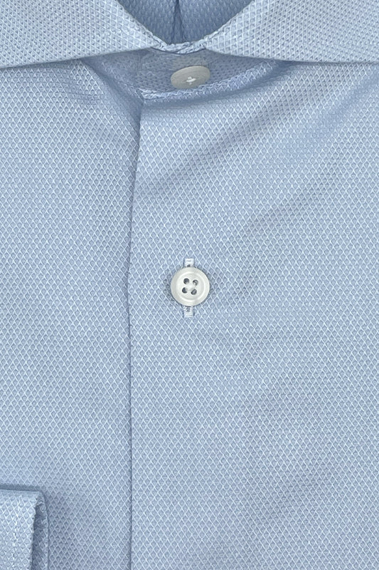 Camisa Vestir Estructura Celeste