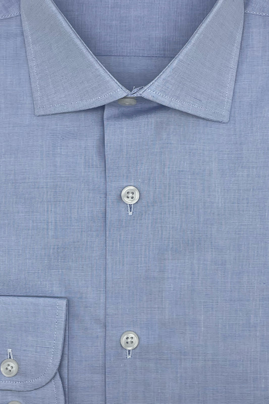 Camisa Vestir Azul Grisáceo