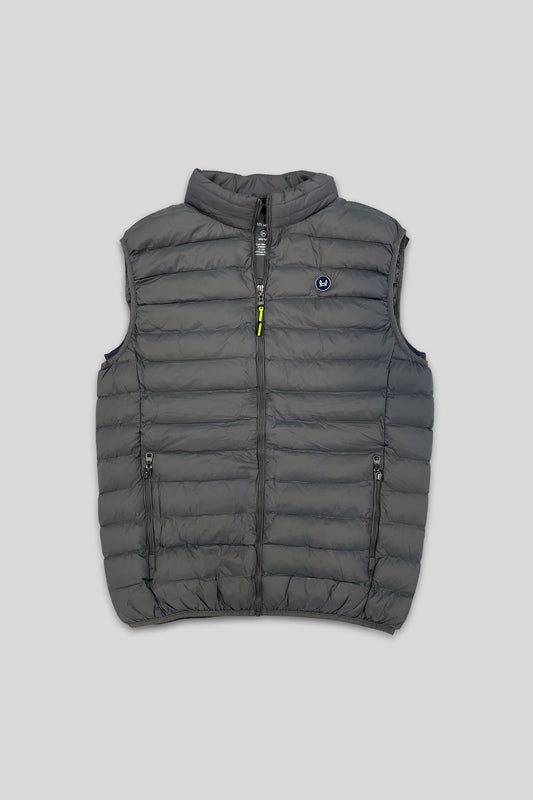 Chaleco Acolchado Slim Fit Gris