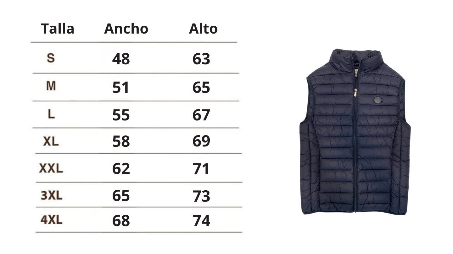 Chaleco Acolchado Marino