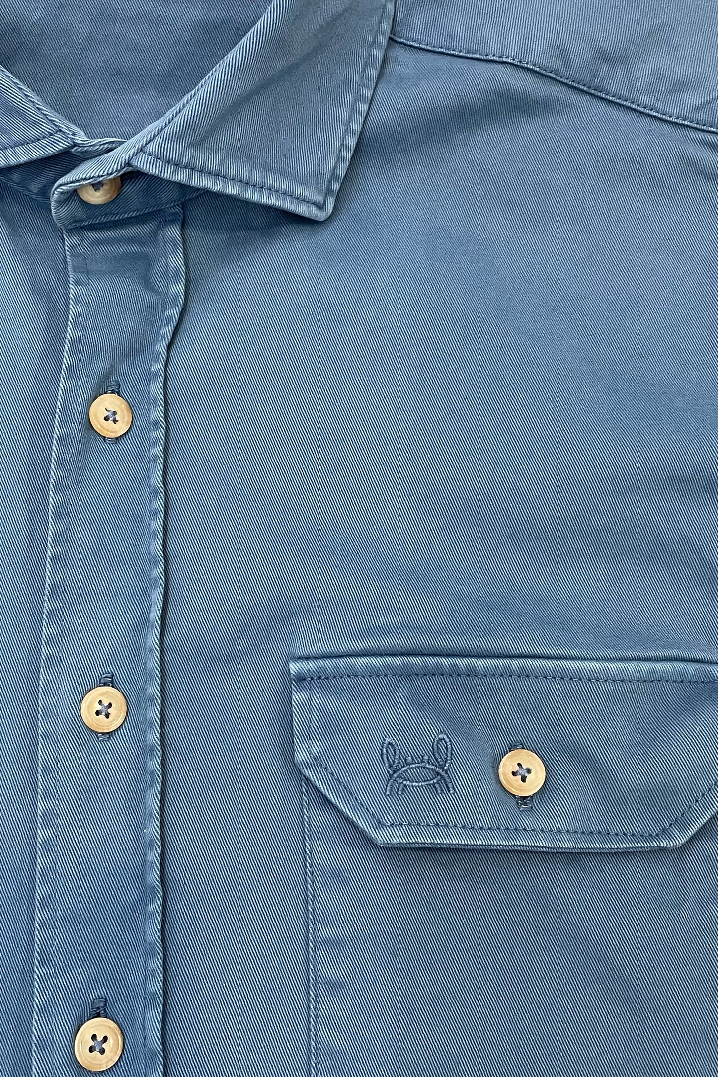 Chaqueta Algodón Lavada Azul | Cazorla