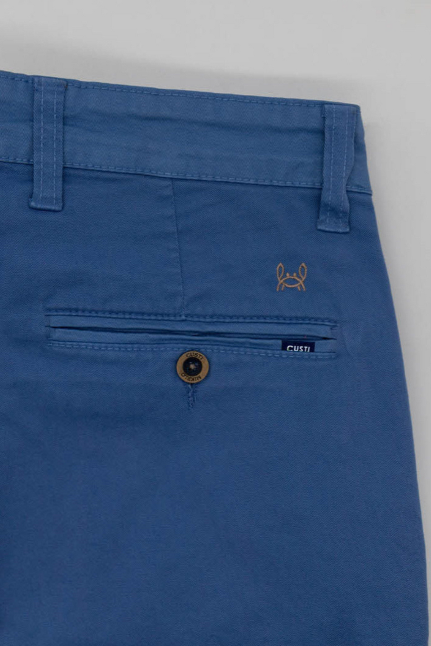Pantalón Chino Elástico Azul Azafata | Jesulín