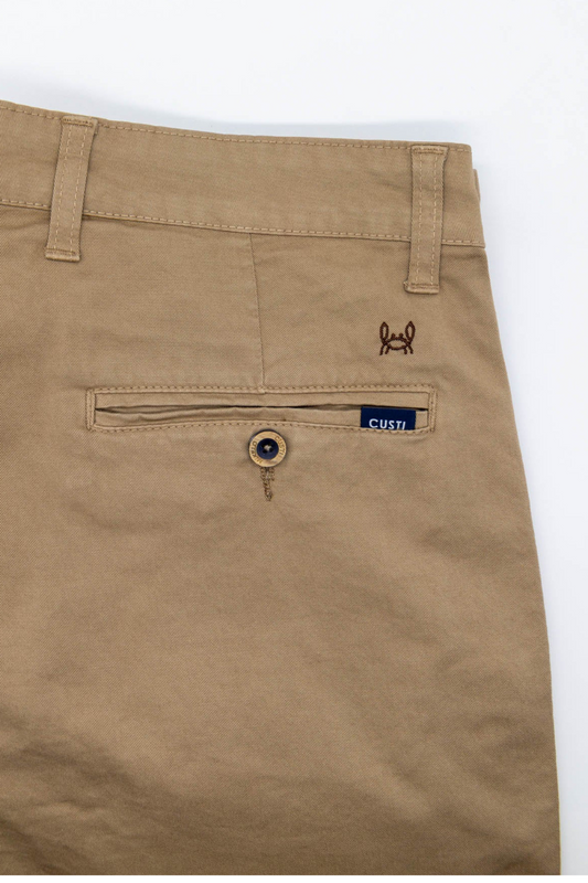 Pantalón Chino Elástico Beige | Jesulín