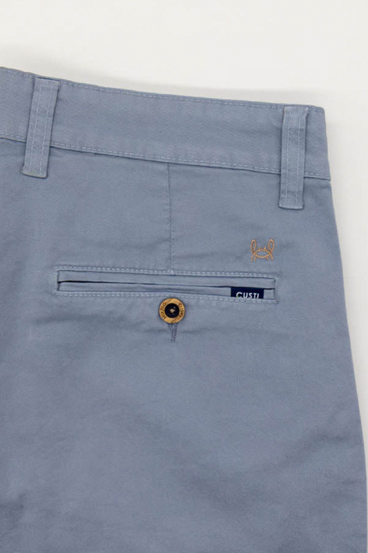Pantalón Chino Elástico Azul Grisáceo | Jesulín