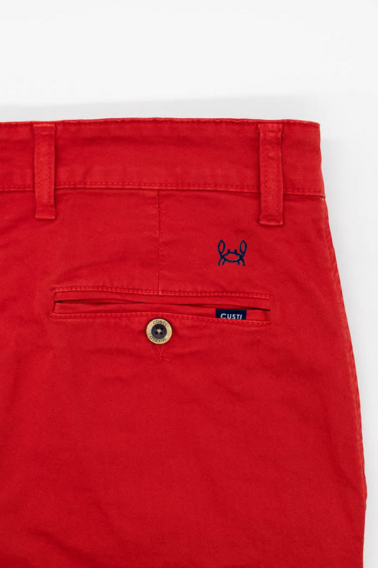 Pantalón Chino Elástico Rojo | Jesulín