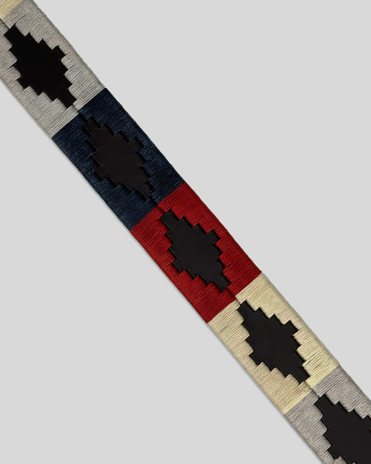 Cinturón piel argentino Marino Rojo