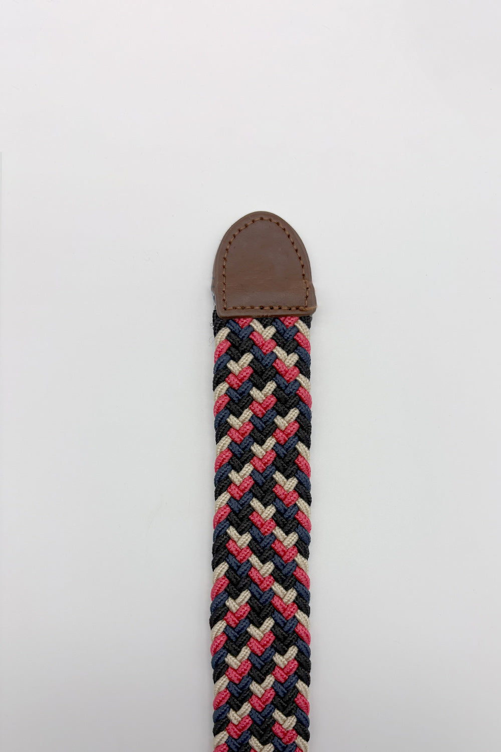 Cinturón trenzado Rojo Beige Marino| 37