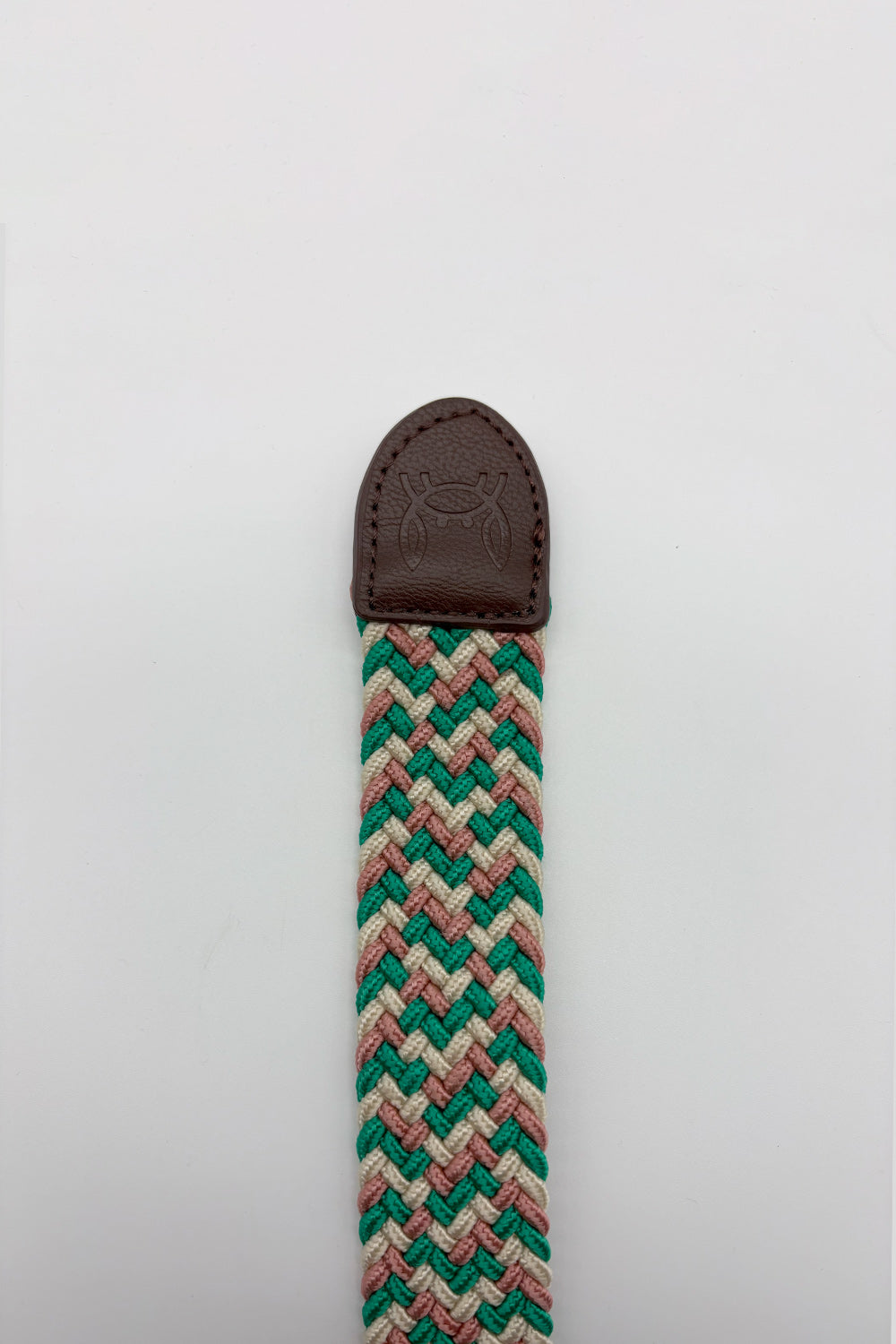 Cinturón trenzado Verde Beige Maquillaje | 34