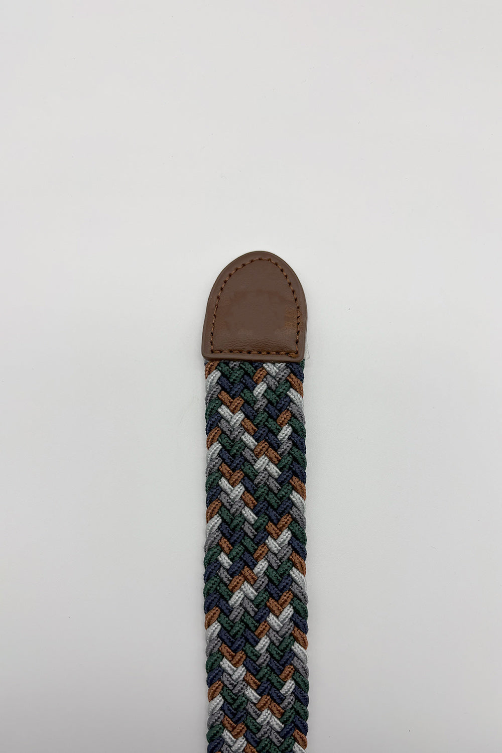 Cinturón trenzado Verde Marino Avellana | 36