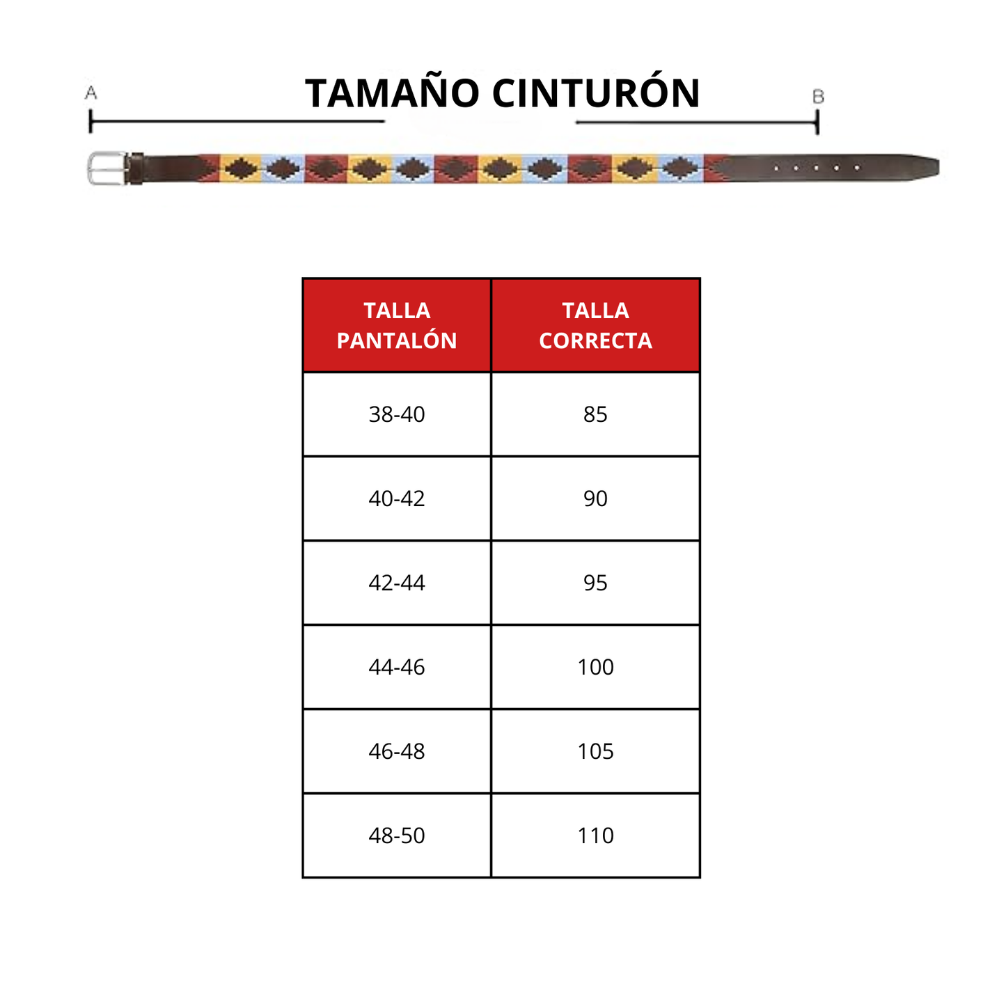 Cinturón piel argentino Beige Marino Verde