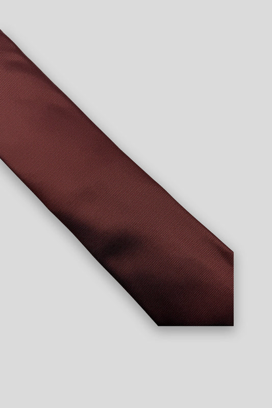 Corbata Lisa Burdeos