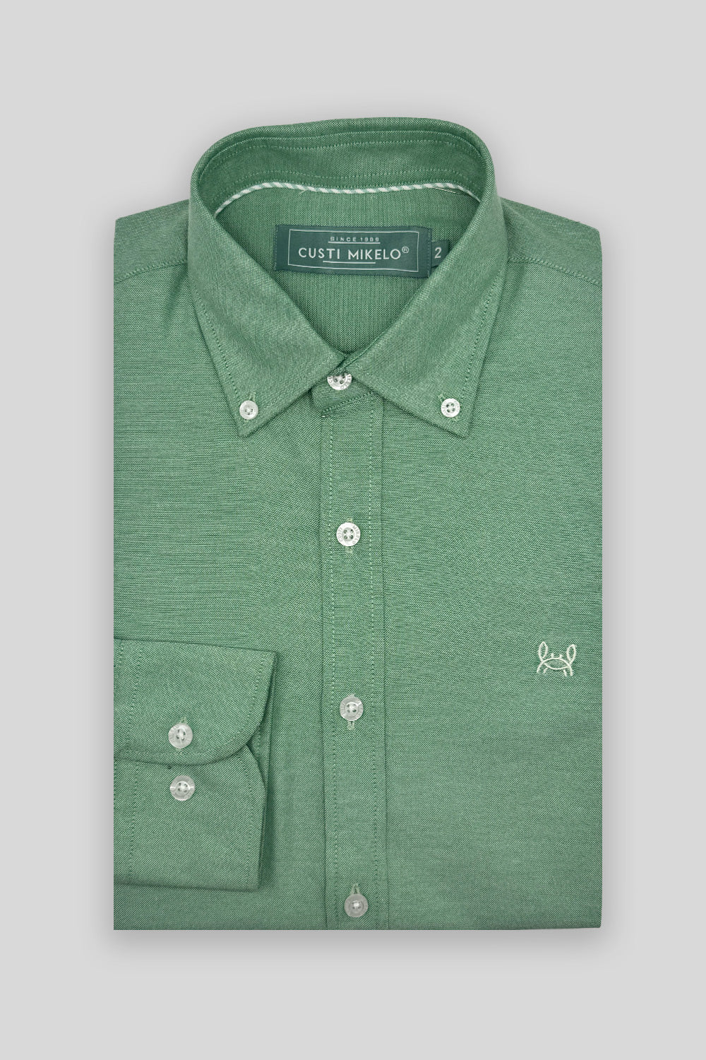 Camisa Lisa Oxford Verde | Ronda