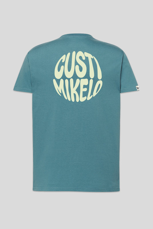 Camiseta Print Circle Acero