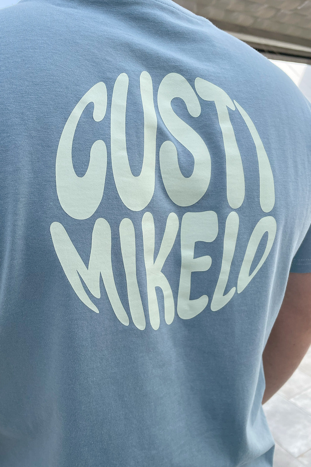 Camiseta Print Circle Azul