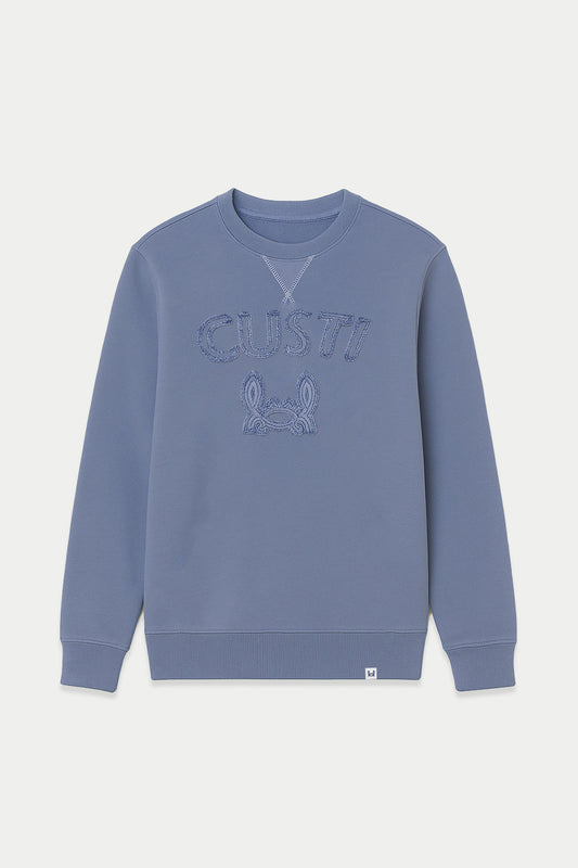 Sudadera Lavada Cangrejito Azul | Bari