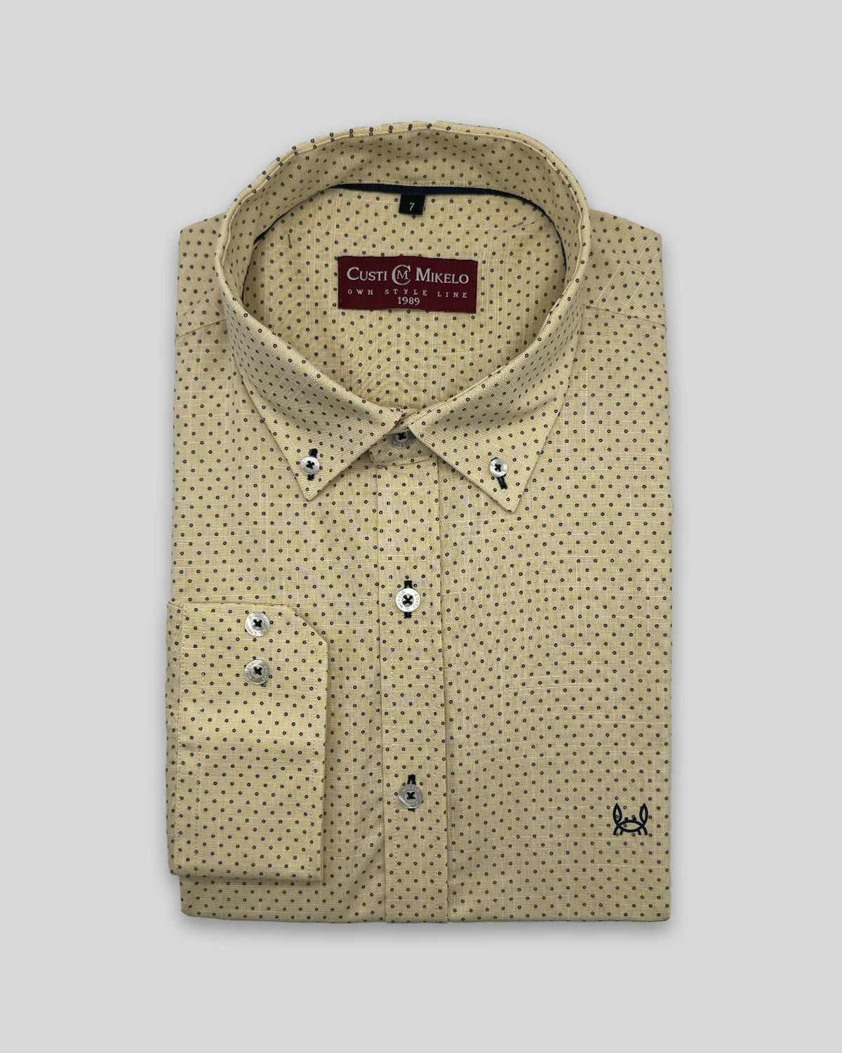 Camisa Amarilla Circulo Talla Grande