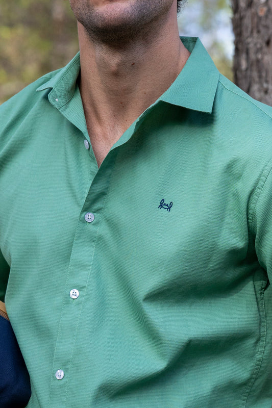 Camisa Estructura Verde