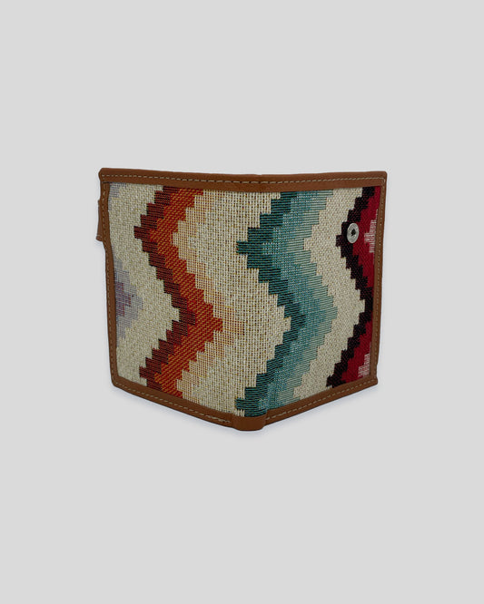 Cartera Étnica Verde Agua