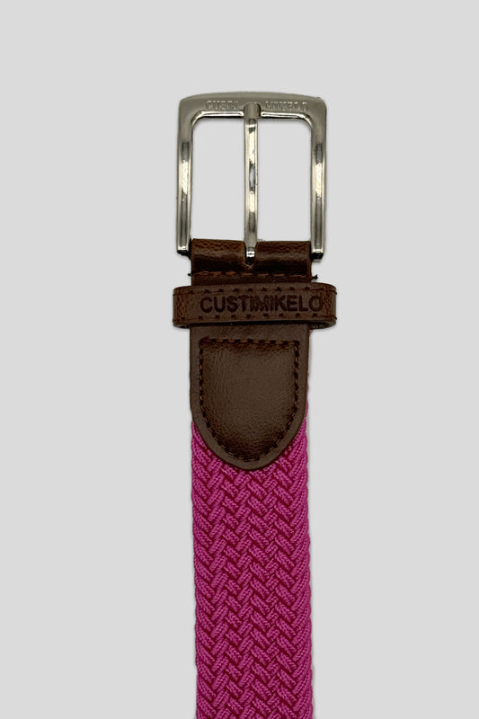 Cinturón trenzado fucsia | 13