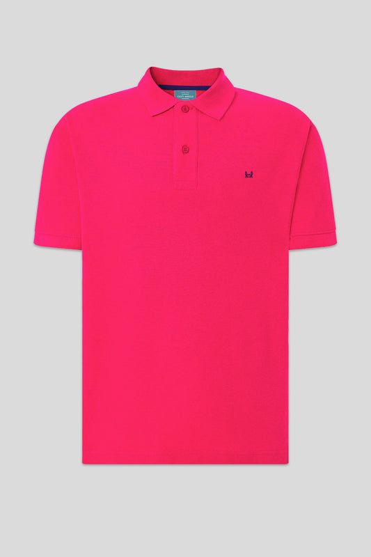 Polo básico Rosa Fucsia