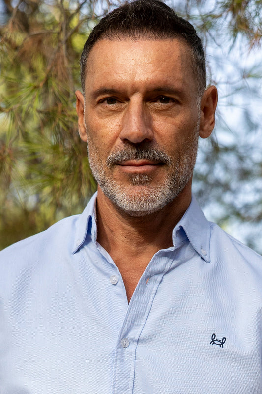 Camisa Estructura Celeste | Jerez