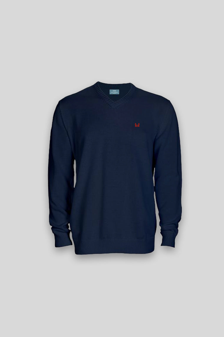 Jersey Algodón Azul Marino