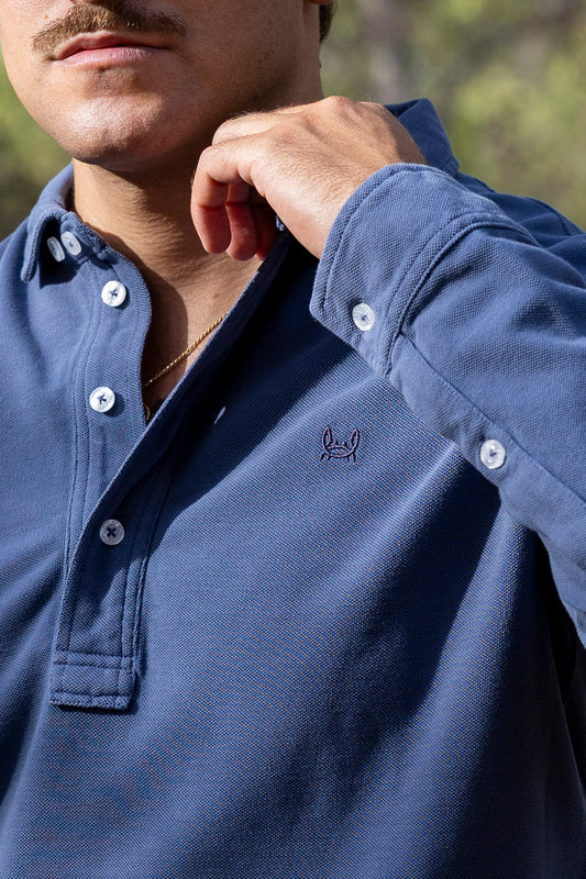 Polo Lavado Indigo | Bergamo