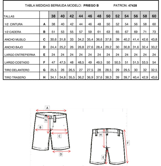 Bermuda Elástica Amarilla | Priego
