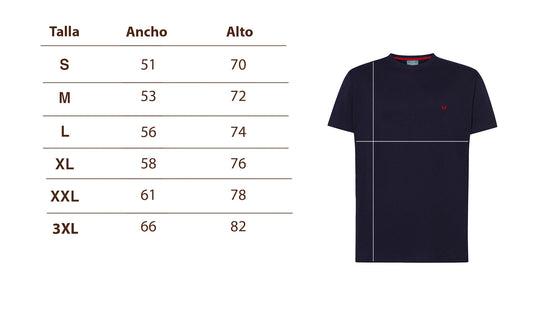 Camiseta Manga Larga Azul Marino