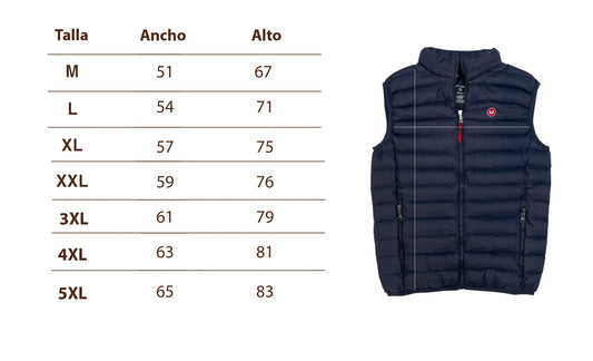 Chaleco Acolchado Slim Fit Gris