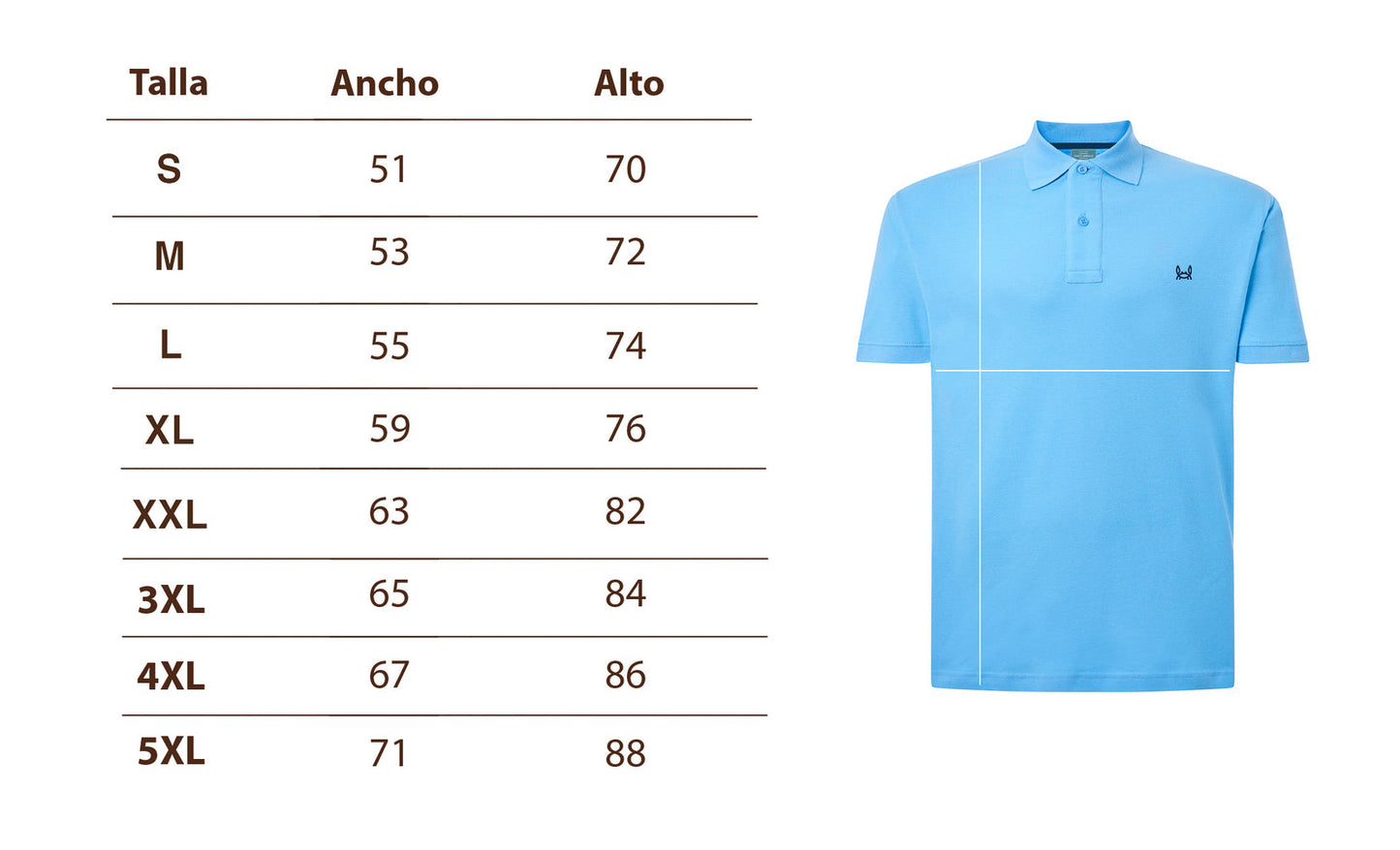 Polo Básico Azul Devin