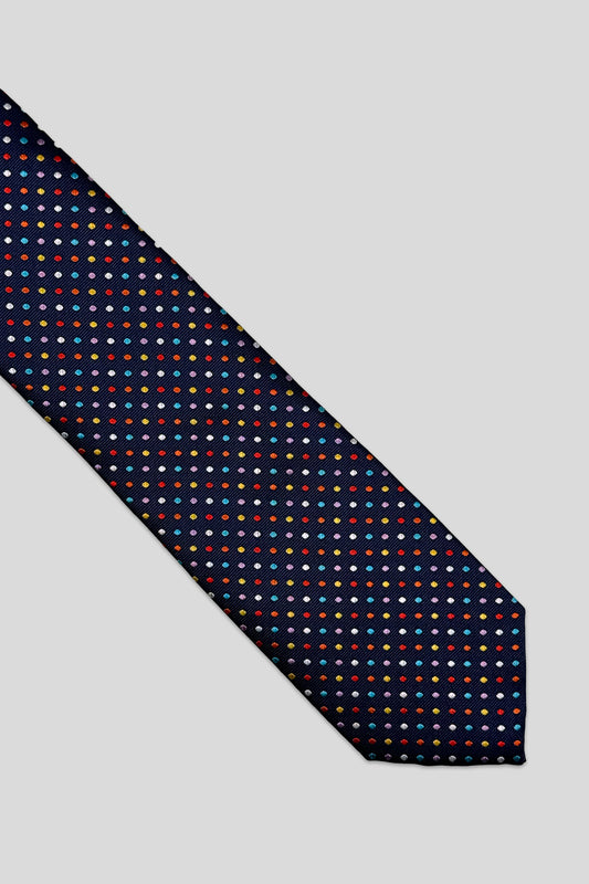 Corbata mini puntos multicolor