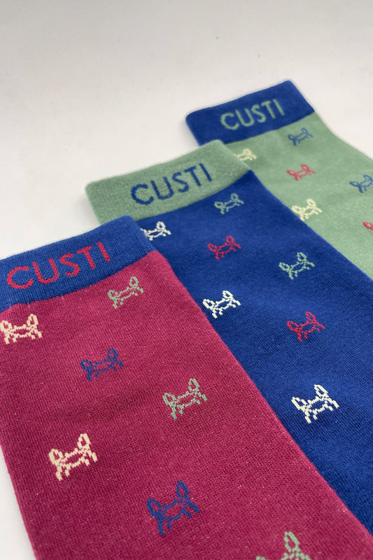Pack 3 Calcetines Cangrejito Multicolor