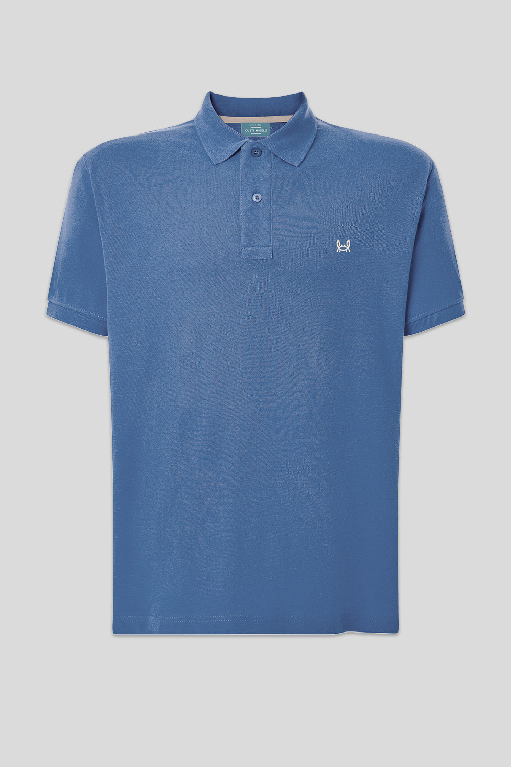 Polo Básico Azul Medio