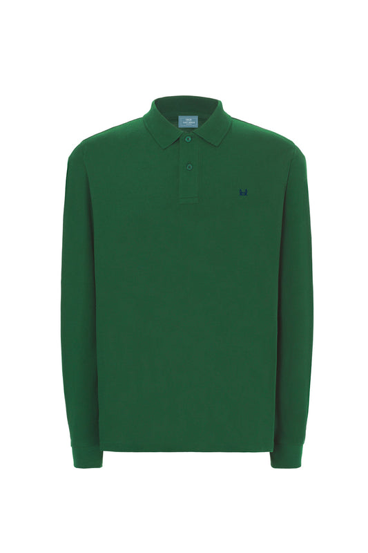 Polo Manga Larga Verde Botella