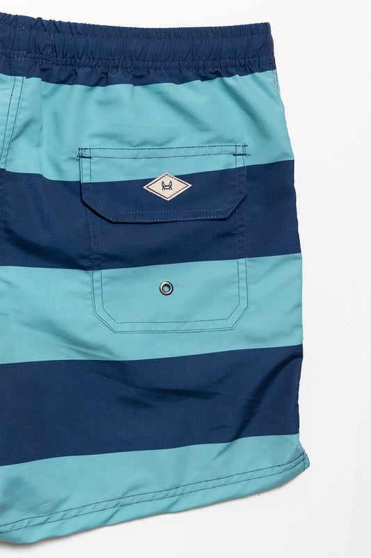 Bañador Raya Ancha Azul