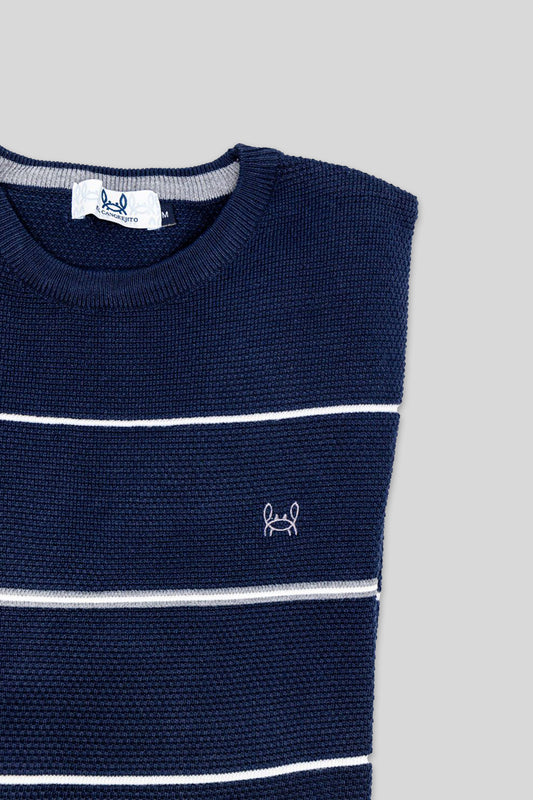 Jersey Rayas Azul Marino