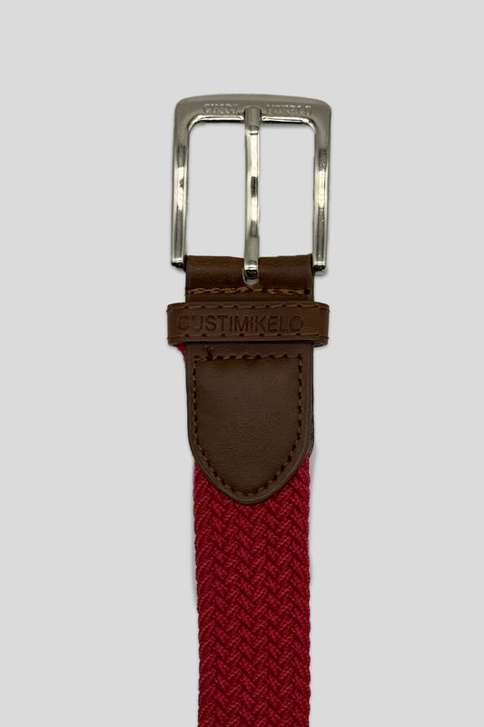 Cinturón trenzado rojo | 3